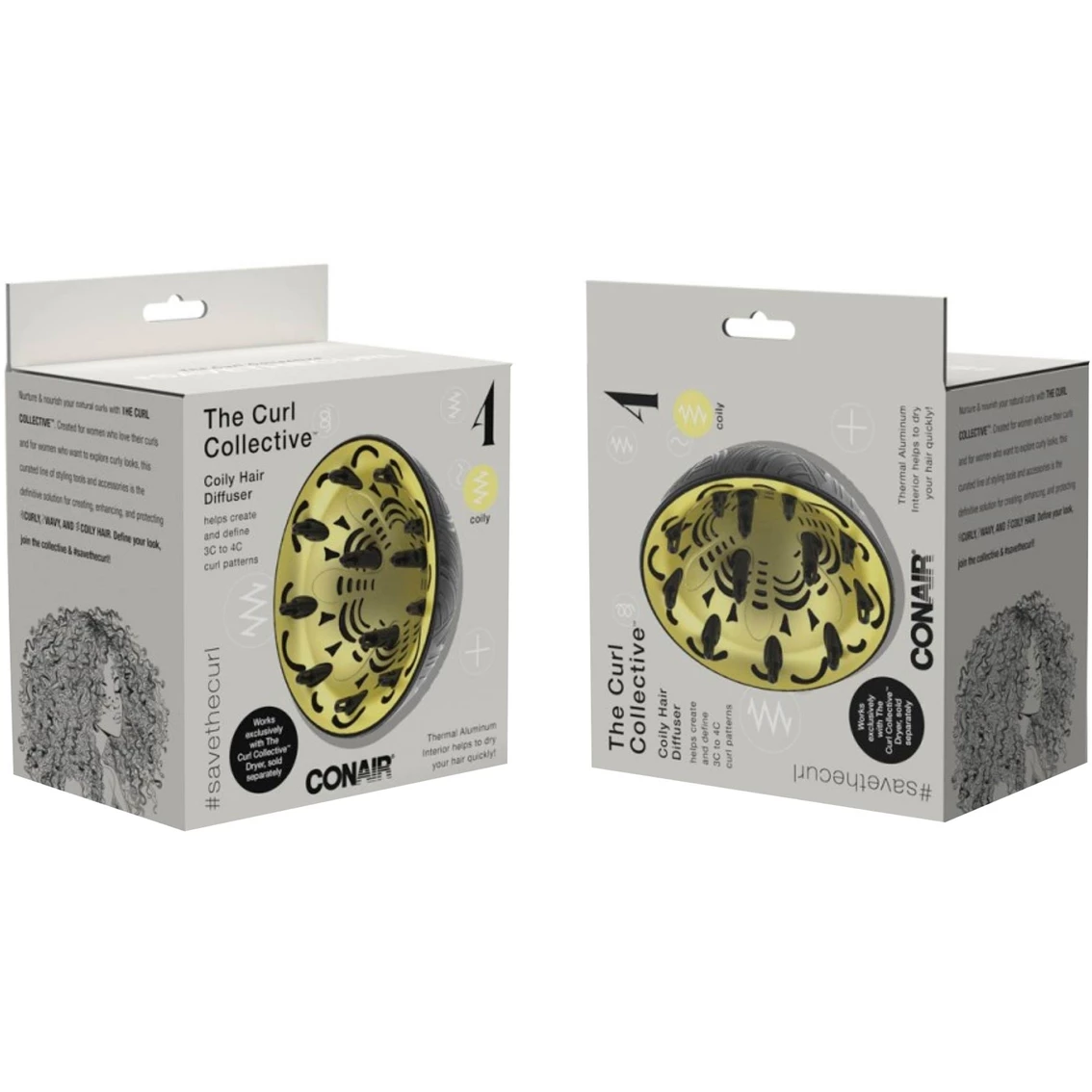 Deals โ Conair The Curl Collective Coily Hair Diffuser ๐งจ - Image 3