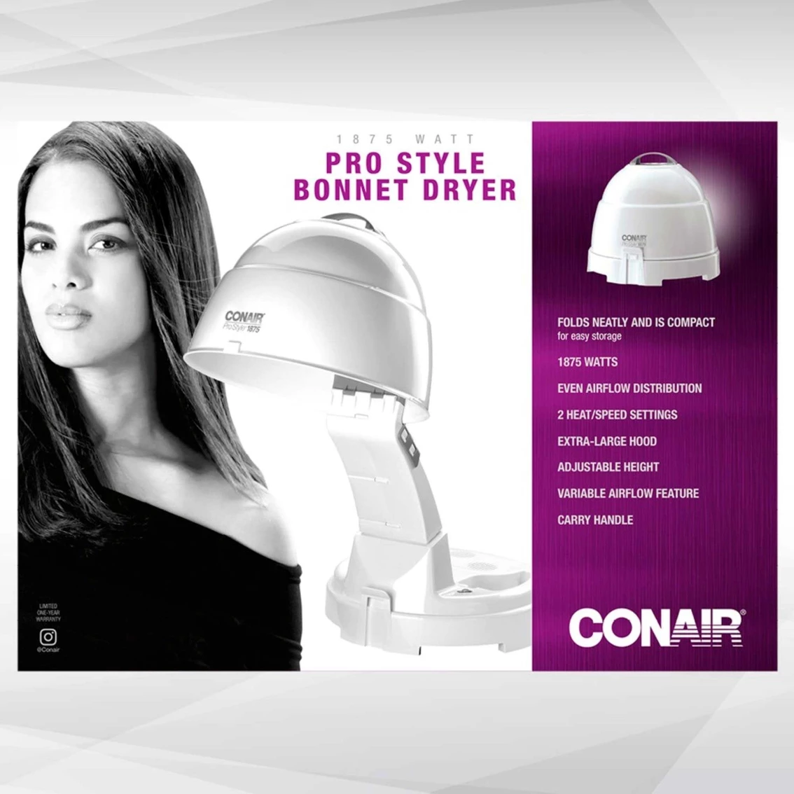 Best Sale π Conair Pro Style Bonnet Hair Dryer π - Image 4