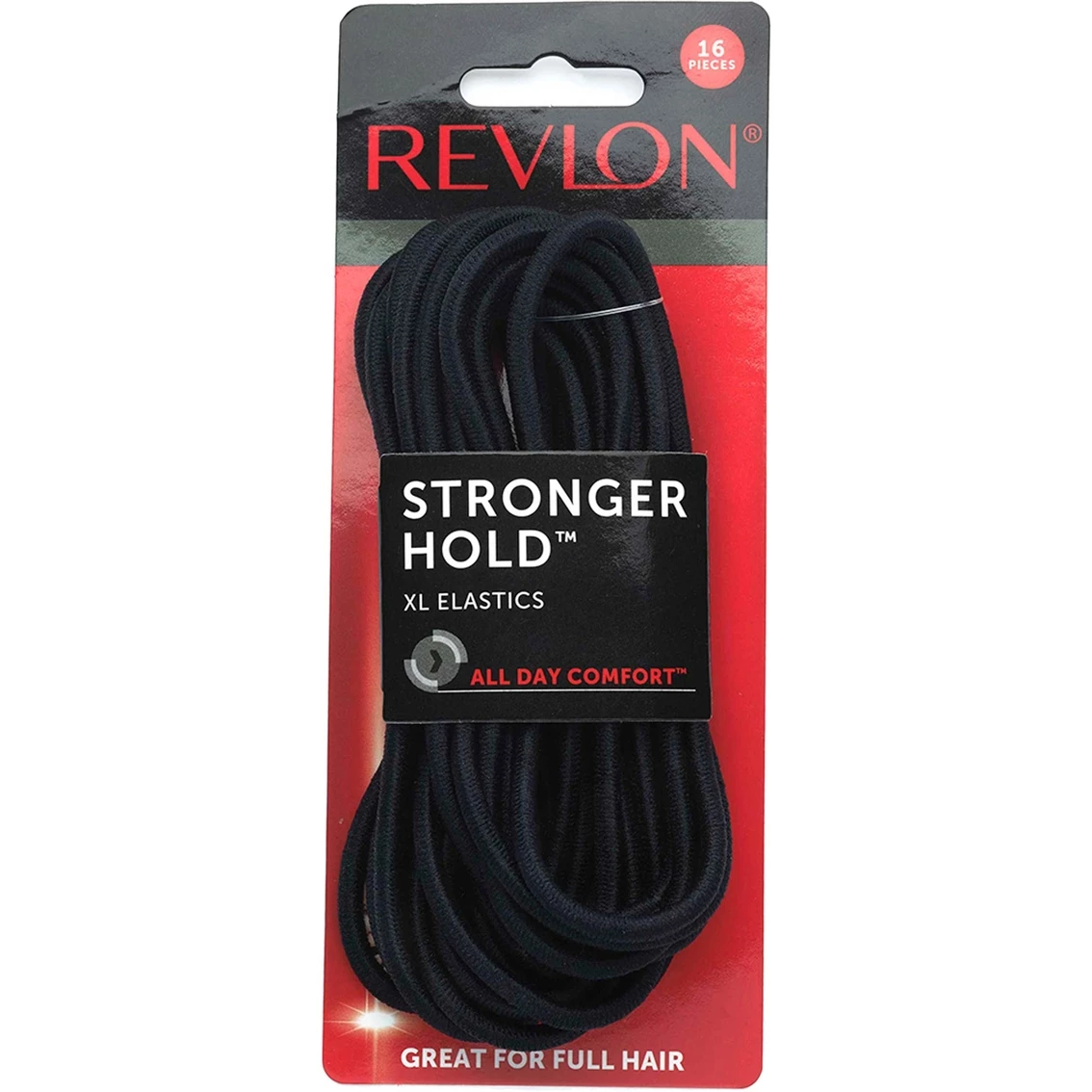 Best deal β Revlon Extra Long Black Hair Elastics, 16 Pc. π― - Image 2