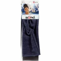 Discount ✔️ Scunci Denim & Solid Headwraps 5 Pk. 🌟