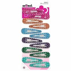 Discount 😉 Scunci Polka Dot Snap Clips 12 Pk. ⌛