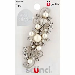Best deal 👍 Scunci Barrette With Stones 🎉