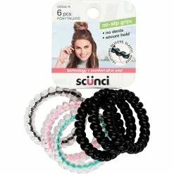 Promo 🎁 Scunci Spiral Ponytailers, 6 Pk 💯