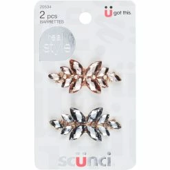 Outlet 🧨 Scunci Jean Wire Barrettes 2 Pk. 😀