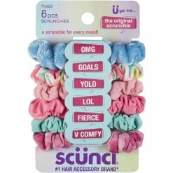 Best deal ⭐ Scunci Tween Mood Twisters Scrunchies 6 Pk. ✨