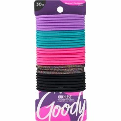 Top 10 ✨ Goody Ouchless Dark Multi Glitter Braided Elastics 30 Ct. 🛒
