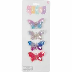 Best reviews of 😀 Trend Zone On The Verge Assorted Butterfly Claw Clips 4 Pc. Set 🧨