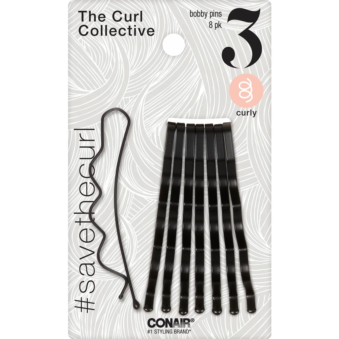 Best Sale β Conair Curl Collective Curly Bobby Pins 8 Pk. π