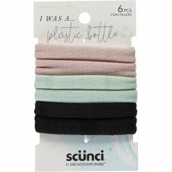 New 🛒 Scunci Consciously Minded Ponytailers 6 Pk. 😍
