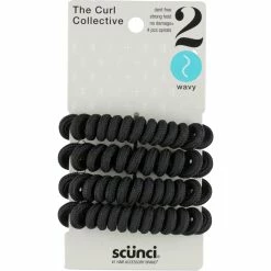 Outlet 🥰 Scunci Curl Collective Wavy Spiral Elastics 4 Pk. ⭐