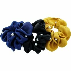 Deals 🎁 Panacea Pearl Accent Scrunchie, Set Of 3 💯