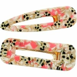 Best deal 🛒 Panacea Hair Pink Black Mix Resin Clip Set ⭐