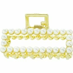 Best reviews of 👏 Panacea Hair Rectangle Pearl Claw Clip 🧨