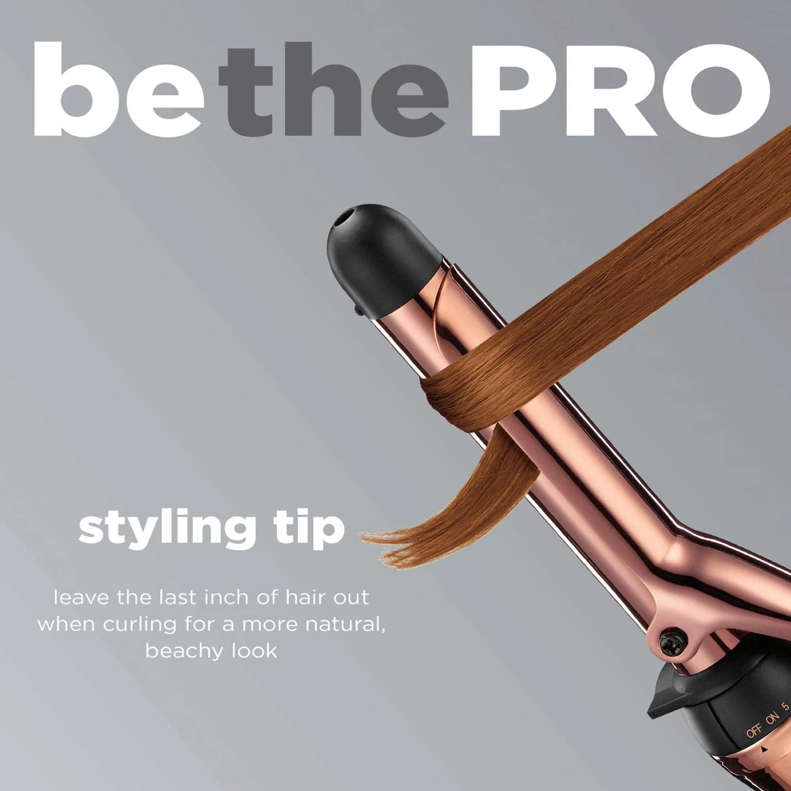 Buy π Conair InfinitiPro Rose Gold Titanium 1 In. Curling Iron π - Image 6