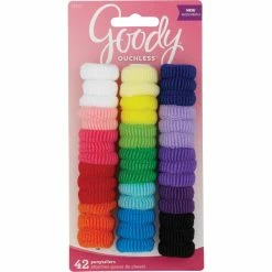 Best Sale 🔥 Goody Ouchless Tiny Terry Ponytailers, 42 Ct. 😉