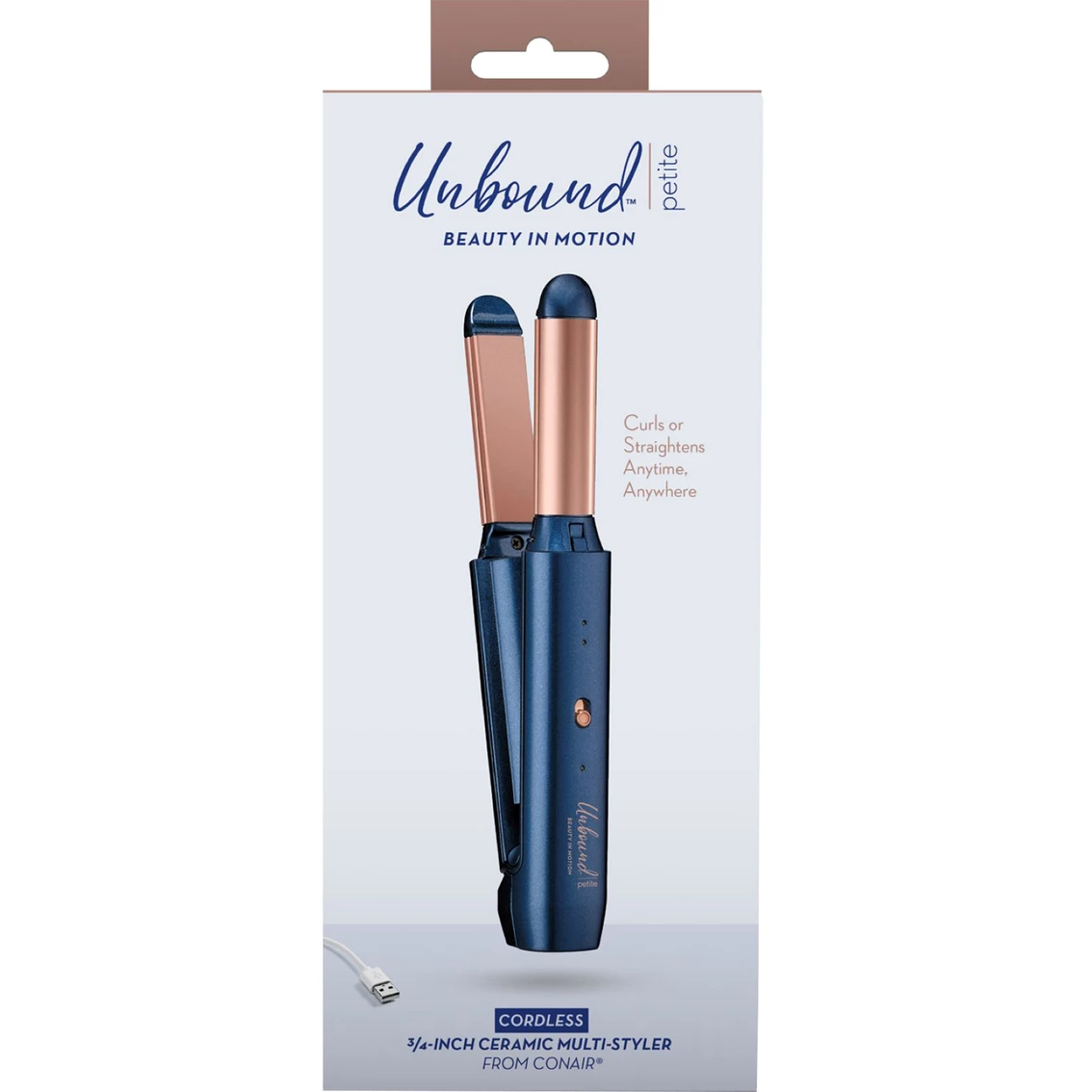 New 🤩 Conair Unbound Petite Cordless Mini Styler 🔔
