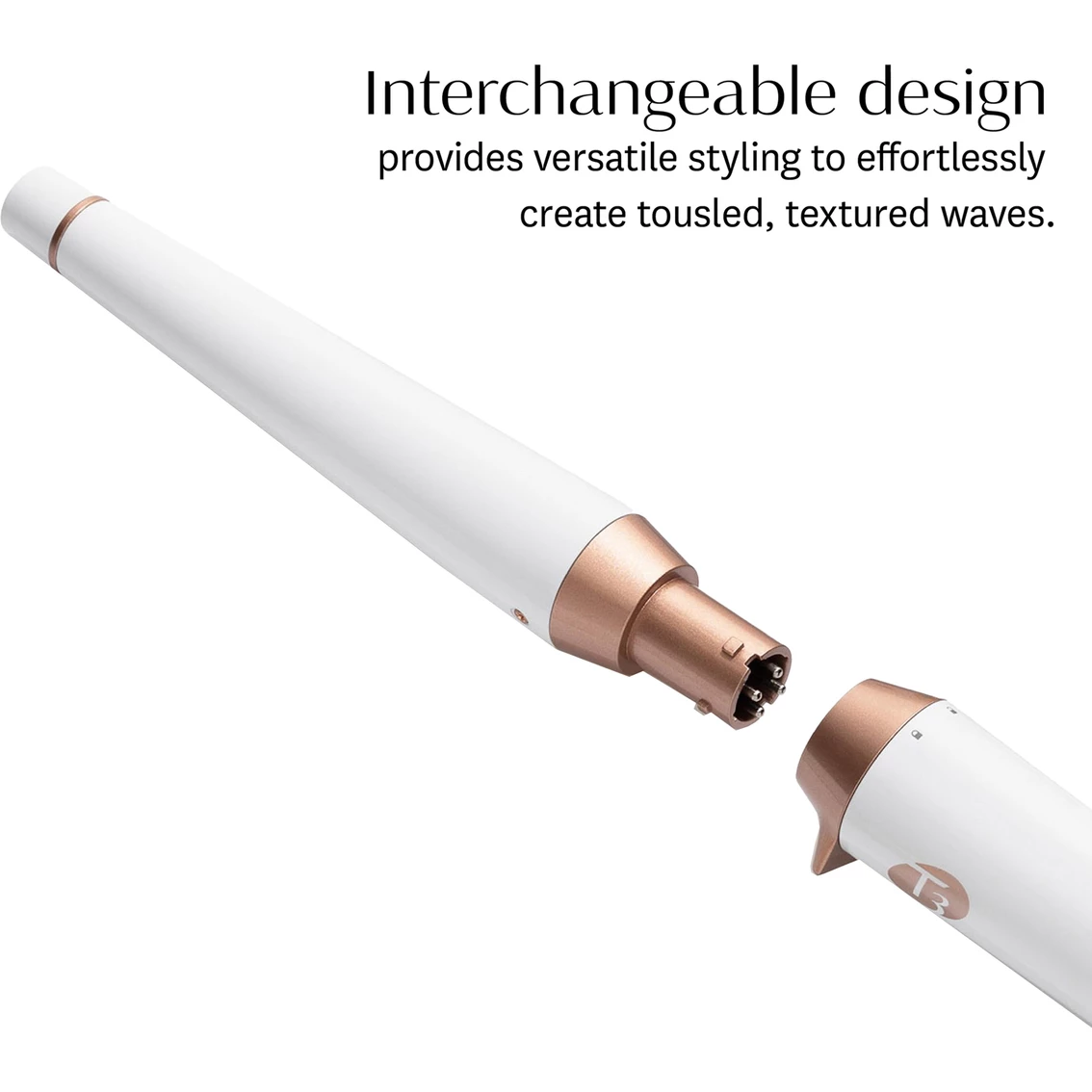 Best Sale π T3 Tousled Waves 1-1/4 In. - 3/4 In. Tapered Barrel βοΈ - Image 2