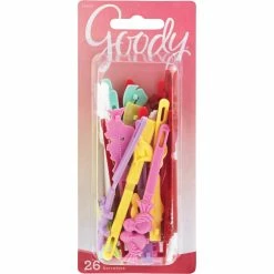 Outlet 😍 Goody Self Hinge Hair Barrettes, Assorted Colors 26 Ct. 🥰