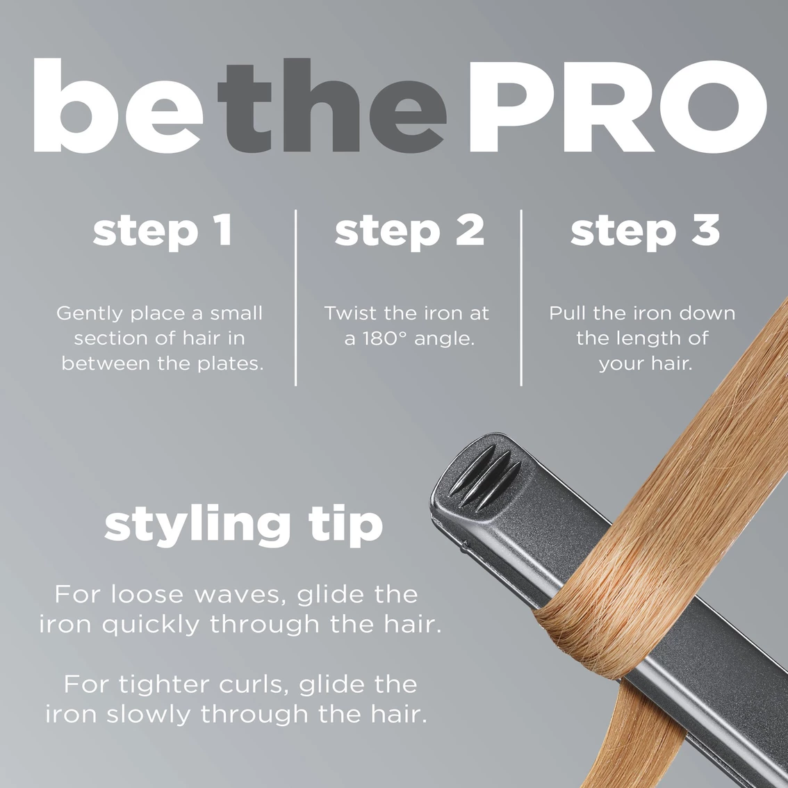 Promo 🔥 InfinitiPro By Conair 1" Tourmaline Ceramic Flat Iron 👍 - Image 5