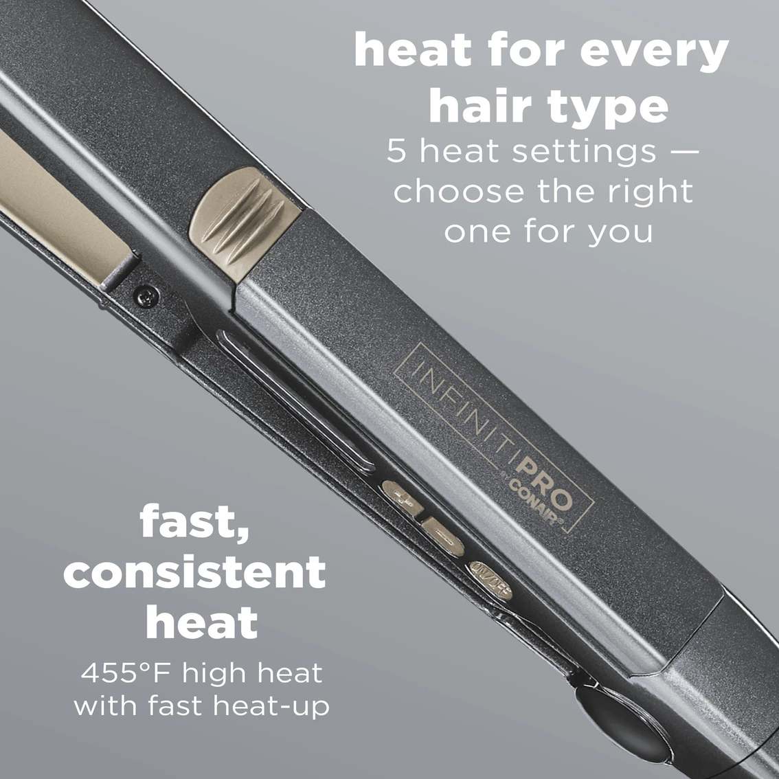 Promo 🔥 InfinitiPro By Conair 1" Tourmaline Ceramic Flat Iron 👍 - Image 7