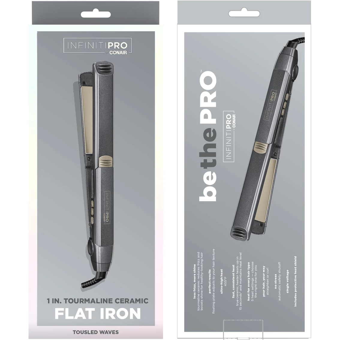 Promo 🔥 InfinitiPro By Conair 1" Tourmaline Ceramic Flat Iron 👍 - Image 10