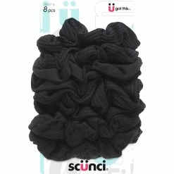 Flash Sale 💯 Scunci Twisters Black 8 Pk. 🤩
