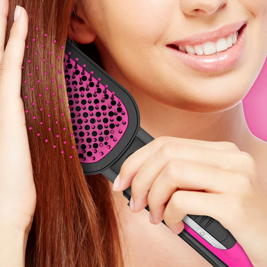 New ๐งจ Conair Infiniti Pro The Knot Dr. Detangling Hot Air Paddle Brush โ๏ธ - Image 6