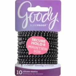 Outlet 💯 Goody SlideProof 4mm Hair Elastics, 10 Ct. ❤️