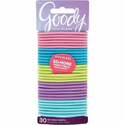 Best reviews of 🌟 Goody Ouchless Ponytail Hair Tie Elastics Pastel 30 Ct. ✔️